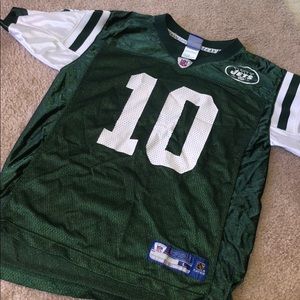 NJ JETS rebook jersey large (14-16)